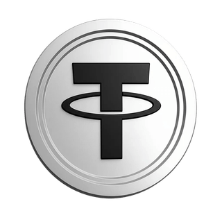 Graphic for a beginner trading guide featuring the Tether USDT stablecoin